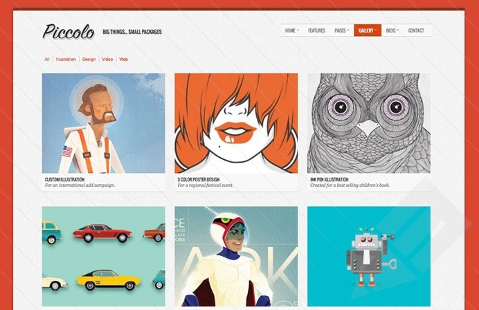 Piccolo : Free Portfolio Bootstrap Template