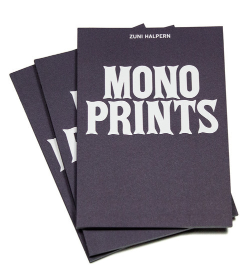 Mono Prints #cover #type #print