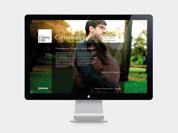 Coburg Hill #cosmopolitan #property #hill #black #marque #real #coburg #logo #estate #brochure #satterly