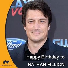 Happy Birthday to Hollywood Actor @nathanfillion.#NathanFillion #HBDNathanFillion #HappyBirthdayNathanFillion PC:@mr2hollywood