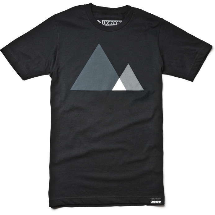 MOUNTAINS (BLACK SERIES) #clothing #monotone #ugmonk #tshirt #black #product #on #photography #tee #mountains