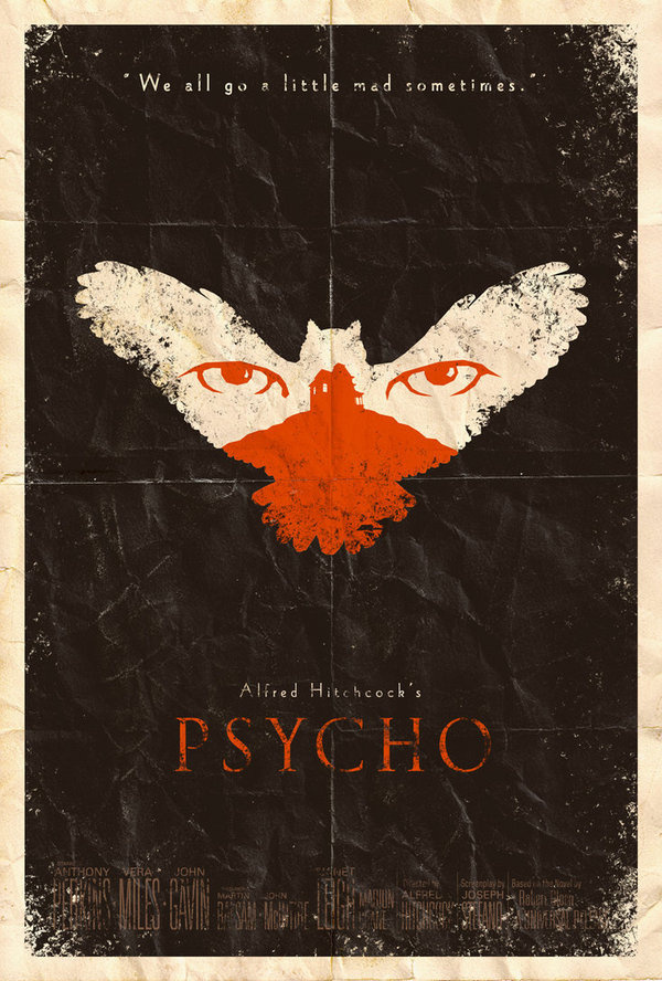 Psycho Poster by ~adamrabalais on deviantART #movie #horror #poster