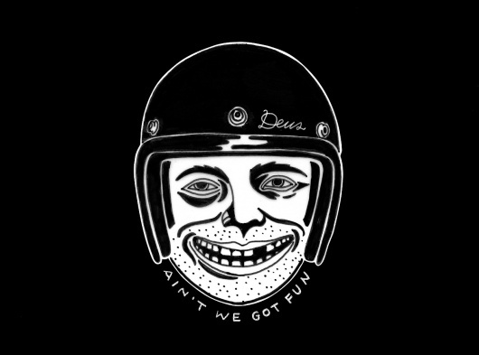 STUDIO #caleb #everitt #owen #illustration #deus #face #funny #badass