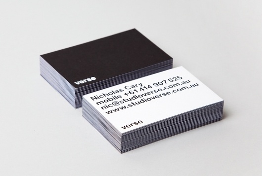 Losko · Verse #card #blackwhite #business #verse