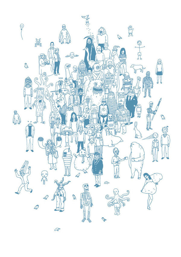 Mob Screen print made with Concrete Hermit for the Tate Shop #rae #andrew