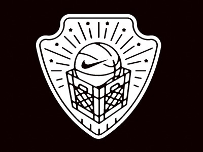 Nike - Logo (Basketball)  Logo basketball, Basketball logo design
