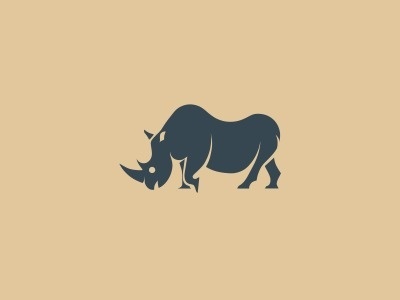 Rhino #illustration #animal #icon #rhino