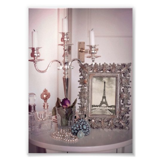 Vintage Eiffel Tower Photo Frame
