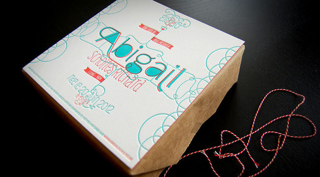 Letterpress birth announcement | Elegante Press #letterpress #invitation