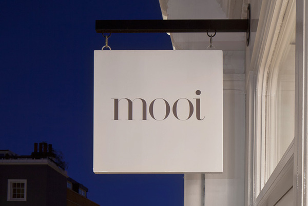 Mooi #fashion #type #signage