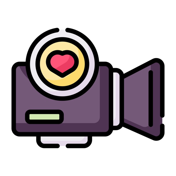 See more icon inspiration related to camera, videocamera, recording, electronics, recorder, record, technology and video on Flaticon.