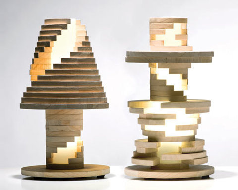 Babele Lamp is Like A Giant Puzzle - Design Milk #lamp