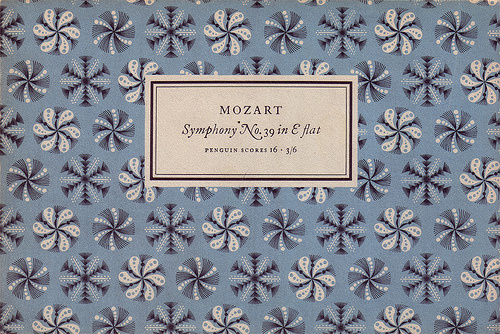 Penguin Scores no. 16: 1952 #garamond #pattern #musical #tschichold #jan #music #penguin #score