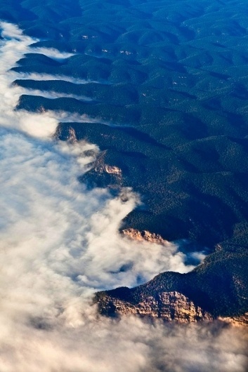 100 Incredible Views Out Of Airplane Windows #blue #australia #photography #mountains