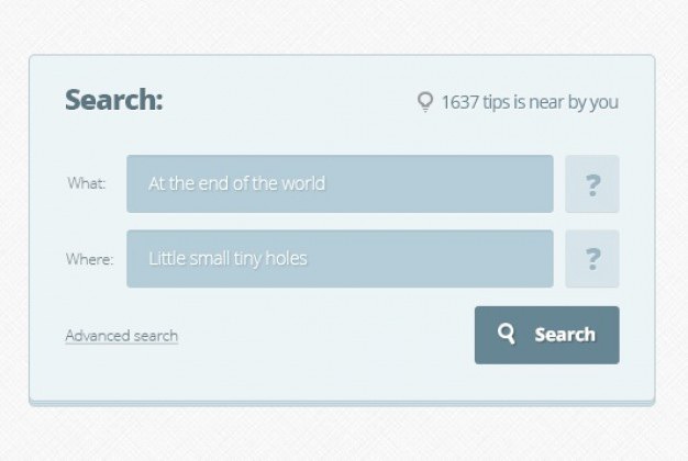 Clean search block in flat design Free Psd. See more inspiration related to Design, Button, Website, Web design, Flat, Search, Flat design, Clean, Simple, Web button, Block, Horizontal and Clear on Freepik.