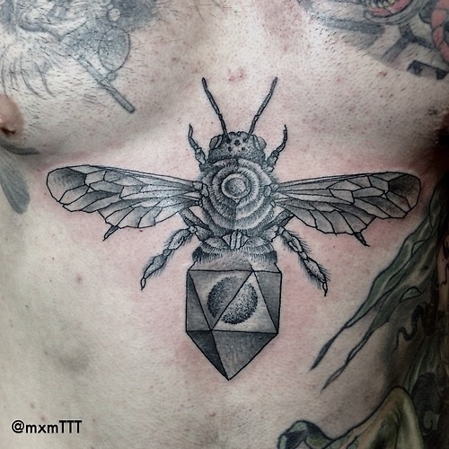 Bee Tattoo by mxme #bee #tattoos