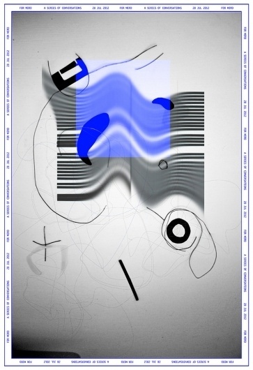 For Miro on the Behance Network #lines #rgb #event #black #cardoso #poster #art #warp #blue #tuscani #collage #miro #fine
