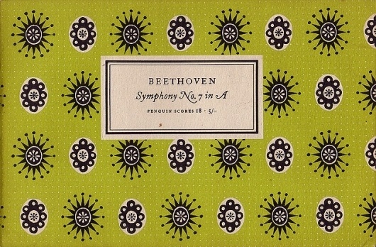 Penguin Scores no. 18: 1953 | Flickr - Photo Sharing! #design #graphic #book #cover #tschichold #jan #music #patterns
