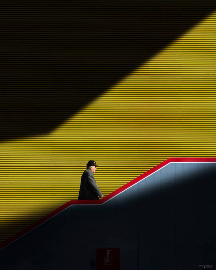 Colorful and Minimalist Street Photography by George Natsioulis
