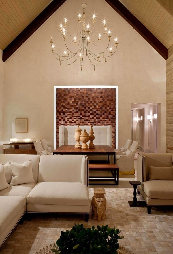 Artistic decor combined with luxury interior #interior #house #artistic #decor #art #paintings #residence