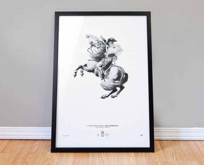 Napoleon Bonaparte poster #illustration #napoleon #poster