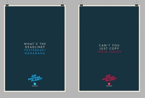 The Client is Always Right Posters – Fubiz™ #design #graphic #client #poster #typography