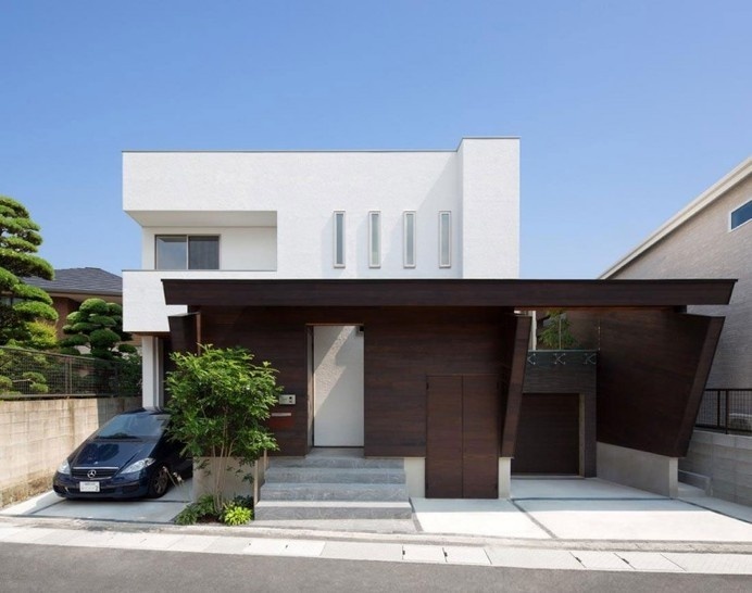 Intriguing Contemporary Residence Elegantly Maximizing Space in Fukuoka, Japan #architecture #contemporary