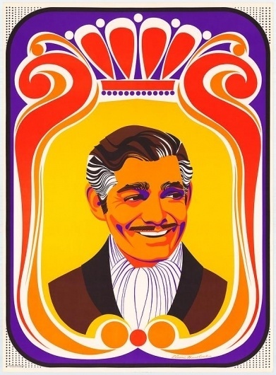 clark-gable-movie-poster-1901-1020349950.jpg 580×786 pixels #hollywood #1930s #gable #1960s #clark #psychedelic