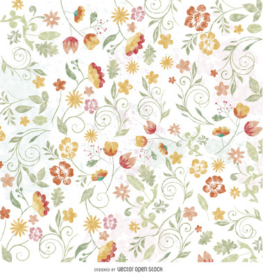 Floral watercolor wallpaper http://bit.ly/29kwQEQ