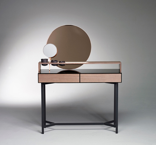 De Intuïtiefabriek #steel #copper #design #glass #mirror #wood #product