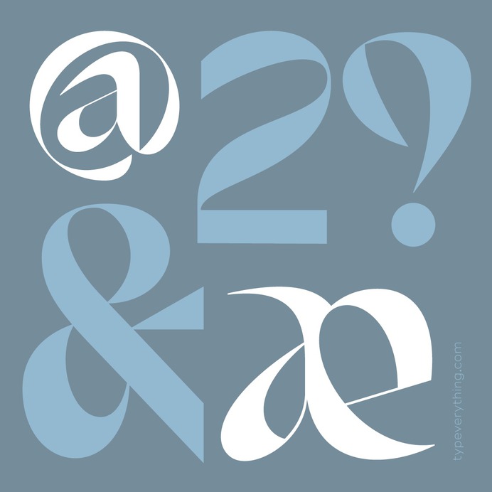 Marques, a brand new packaging typeface by Andrei Robu for www.typeverything.com