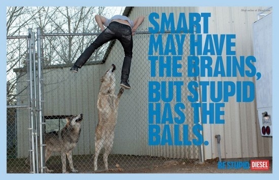 Be Stupid by Diesel | Fubiz™ #ad