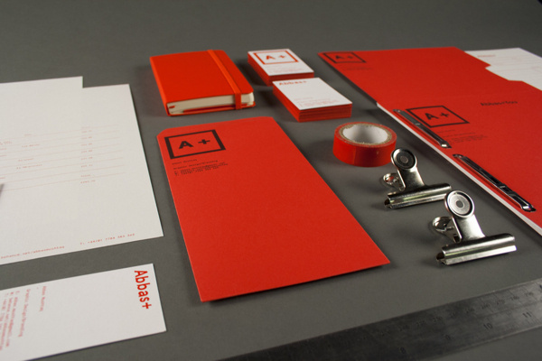 A + Self-Branding #red #a+ #business #branding #card #abbas #lca #behance #identity #mushtaq #logo #personal