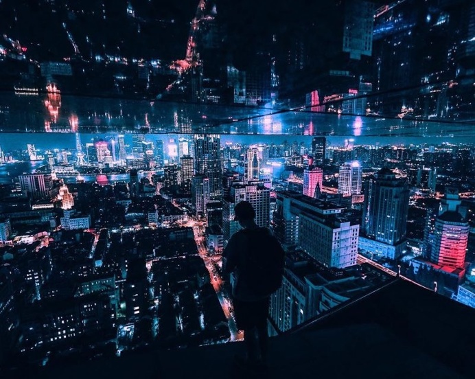 Terrifying Rooftop Photography From The Futurescapes of Shanghai by Jennifer Bin