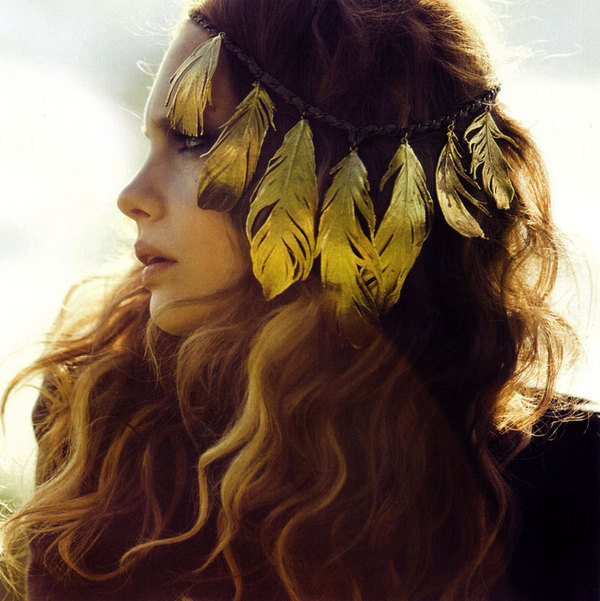 ilovefreedom03.jpg (798×800) #outdoors #profile #woman #feathers