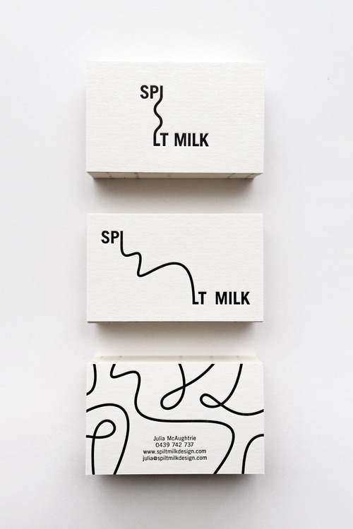 Split Milk #card #identity #business #stationery
