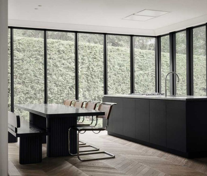 dining room, a Full Renovation with Classic, Timeless Lines