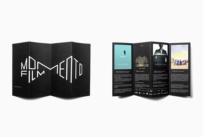Momento Film by Bedow #print #graphic #design #brochure