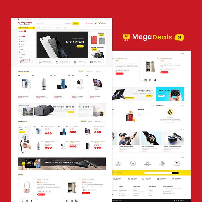 Mega Deals - Woocommerce Muti-Purpose Responsive Theme | TemplateTrip