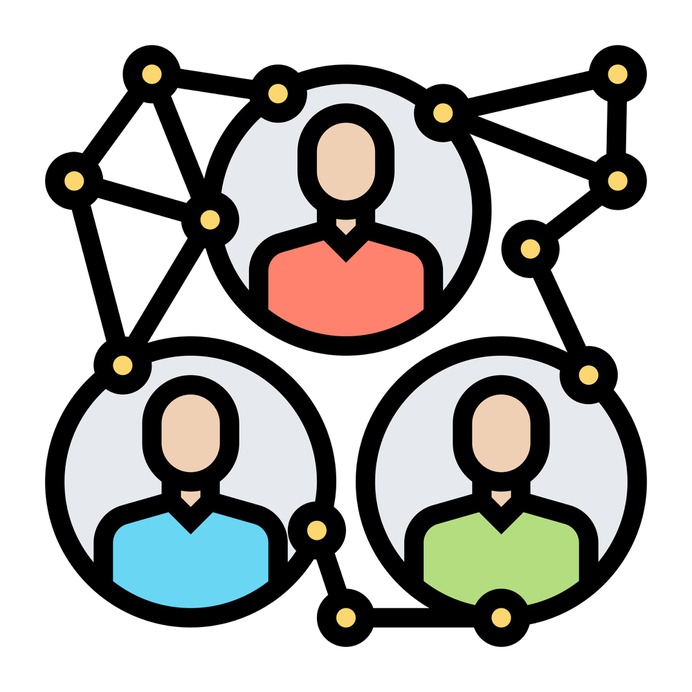 See more icon inspiration related to connect, organization, network, person, company, dots, networking, connection and people on Flaticon.