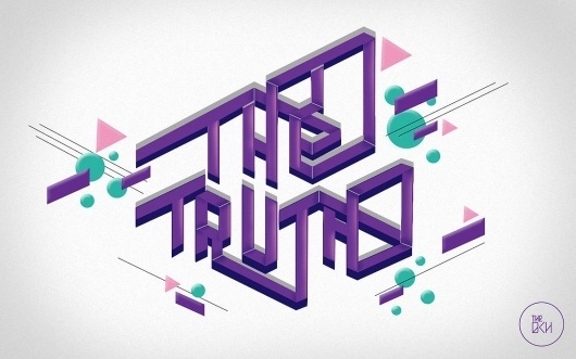 The Truth by ~brianhollingsworth on deviantART #truth #hollingsworth #geometric #the #brian #typography