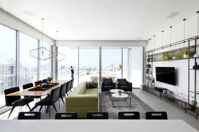 Penthouse in Holon by OMY Design - InteriorZine