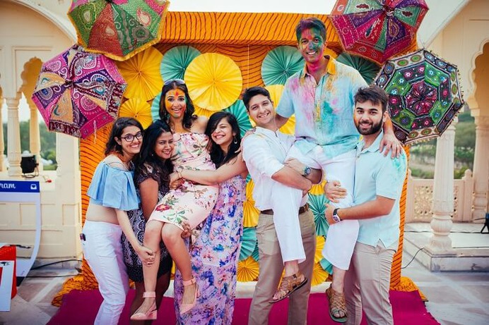 best holi theme pre wedding shoot ideas