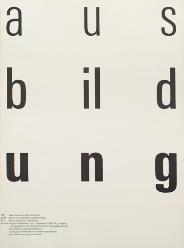 Cover from 1964 issue 8/9 #magazine