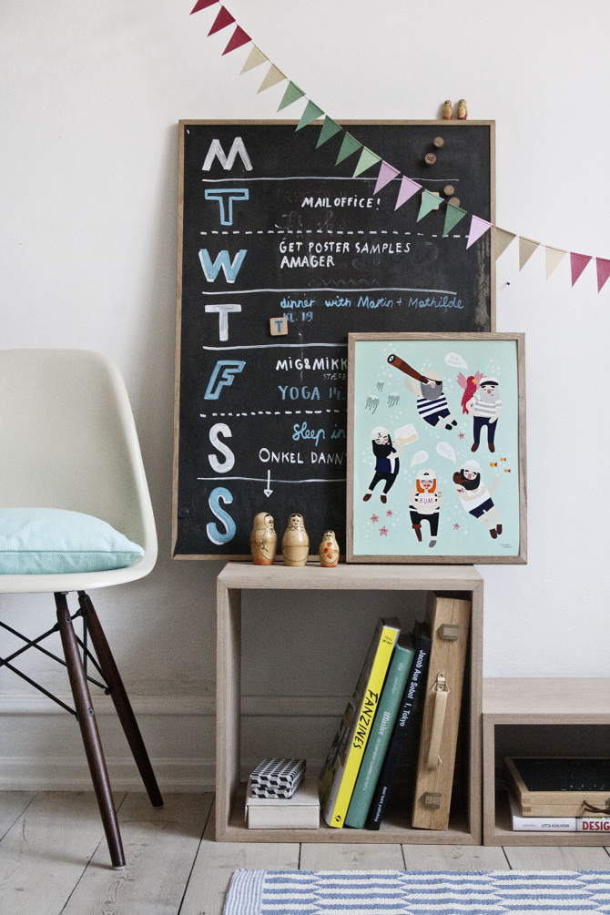 #nordic #design #graphic #illustration #danish #simple #nordicliving #living #interior #kids #room #poster #sailors #beard #maritime #sea