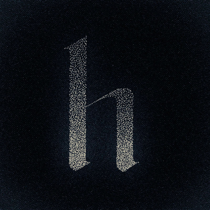 H #36daysoftype #h #black #dots #letters #font #design #typedesign #typographyinspired #welovetype #customtype #davidrico #barcelona