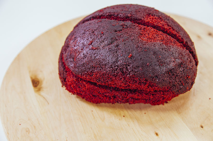How To Make A Red Velvet Brain Cake For Halloween #Halloween #Halloween_idea #cake_decor #cake for halloween