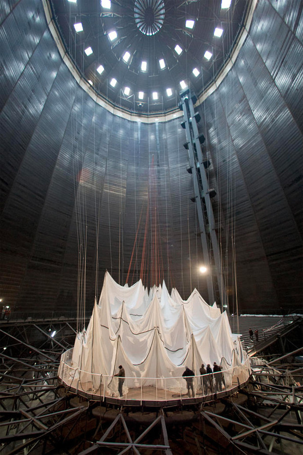 Big Air Package: The Largest Inflated Envelope in History by Christo #dome #inflated #installation