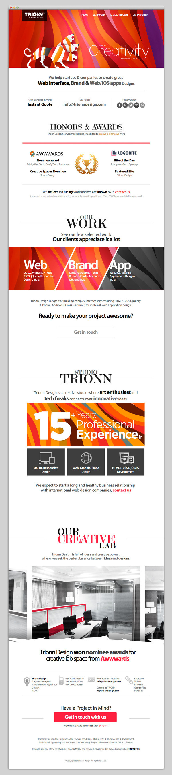 Trionn Design #website #layout #design #web