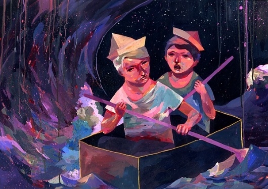 Box on Illustration Served #illustration #expression #painting #art #drawing